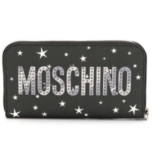 💕MOSCHINO💕 Space Ship Bear Zip Around Wallet - Picture 3 of 16